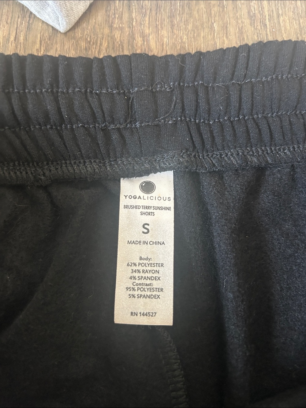 Yogalicious Women's Athletic Shorts — Gray & Black - Picture 5 of 11